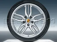 Cerchi in lega da 20' 991 C2 / C2S Sport Design e pneumatici originali Porsche - 99104460212, 99104460211, 99104460262, 99104460261