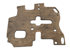 Pedal floor board LHD, Left. Porsche 964 / 993 - 99355106300, 96455160100