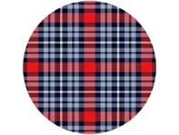 SOLM (Retro Racing) polyviscose tartan fabric, inspiration: Martini Racing Livery