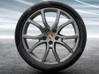 21' Cayenne Exclusive Design PLATINUM Alloy Wheels & Summer Tyres Original Porsche - 9Y0044660K, 9Y0044661K