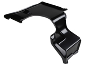 Pared cortafuego/panel de pared de caja en el interior del maletero. Porsche 911 68-83 - 90150104333, 90150104333GRV, 591026 - 1680502900