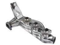 Uitlaatwarmtewisselaars, gepolijst roestvrij staal. Porsche 930 Turbo 1975-89 - 91.103, 91.103S, 1623103600, 1623103800, 93021102103, 93021103301, 93021103304 - 1623103800