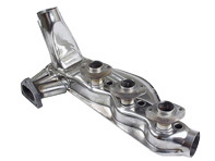 Abgaswärmetauscher, Edelstahl poliert. Porsche 930 Turbo 1975-89 - 91.103, 91.103S, 1623103600, 1623103800, 93021102103, 93021103301, 93021103304 - 1623103800