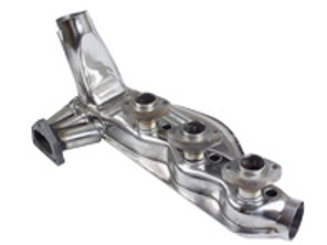 Abgaswärmetauscher, Edelstahl poliert. Porsche 930 Turbo 1975-89 - 91.103, 91.103S, 1623103600, 1623103800, 93021102103, 93021103301, 93021103304 - 1623103800