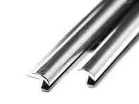 Chrome top of door trims kit for Porsche 356 A, 356 B, 356 C Cabriolets and Karmann hardtop 1958-1965 - 64453143121, 61653143121, 64453193141, 64402592800