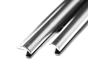 Chrome top of door trims kit for Porsche 356 A, 356 B, 356 C Cabriolets and Karmann hardtop 1958-1965 - 64453143121, 61653143121, 64453193141, 64402592800