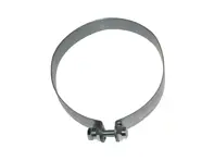 Sangle de maintien d'échappement en acier (598mm) GAUCHE 911 1984-89 - 93011115900 - 1621401171, URO-011266