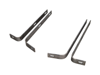 Front bumper bracket set. Porsche 356B / 356C - 64450513105, 64450513305 - JG.131.05