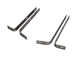 Voorbumper beugel set. Porsche 356B / 356C - 64450513105, 64450513305 - JG.131.05