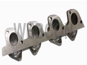 Cast Aluminium Inlet manifold to fit 2 x DCOE carburettors or Alpha Throttle bodies to Porsche 924 2.0 4 cylinder engine - MI9007