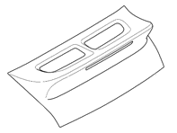 Classic look duck tail rear spoiler. Porsche 997.2 - 99751222507