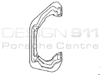Plaque de couverture de disque de frein arrière. Porsche 996 / 997 - 99635280103