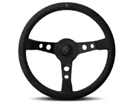 Volante Momo mod.07 black edition - microfibra nera