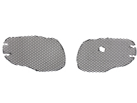 前保险杠侧格栅金属丝网套件。保时捷 986 Boxster 2003-2004