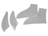 Steinfolien-Set. Porsche 965 (965 Turbo) Wide Body Lackschutzfolie - 965559325003YK, 965559326003YK, 965559327003YK, 965559328003YK - SG965