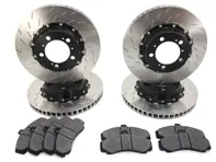 PFC Tweedelig SLOTTED remschijven en remblokken PAKKET voor Porsche 991 GT3 / 981C GT4 / 718 GT4 - 38007063, 38007064, 38007563, 38007564, 1773.11.17.44, 7727.11.18.44, 99135240780, 99135240880, 99135140581, 99135140681, 99135140682 - 1773.11.17.44, 38007063, 38007064, 38007563, 38007564, 7727.11.18.44