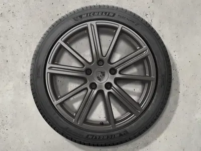 20" Panamera Turbo lichtmetalen velgen (in Turbonite) en interbanden Origineel Porsche - 976044600C