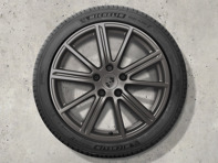 20' Panamera Turbo alloy wheels (in Turbonite) and inter tyres Original Porsche - 976044600C