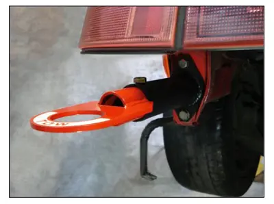 Rennline Einziehbarer Abschlepphaken. Porsche 964/993 (hinten) 944 (vorne) - E67