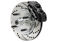 Vorderradbremse Powerlite-Bremssattel und Rotorsatz mit belüfteten, gelochten und geschlitzten Scheiben. Porsche 914/4 1973-76 Wilwood - 477407075, 311615107B, 311615108B - 140-17474-DR, 140-17474-D