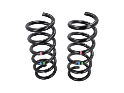 Coil spring front pair. Porsche 958 Cayenne - 95834353340504