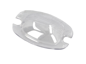 Number plate light glass. Porsche 356B / 356C - 64463161105, 64463160105