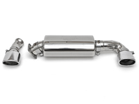 Uitlaatdemper / geluiddemper dubbele uitlaat. Porsche 965Turbo - 93011303810, 93011303820, 93011303830, 93011125103, 93011125201