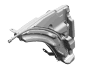 Ruitensproeier reservoir / tank. Porsche Macan II - 95B955451B, 95B955451