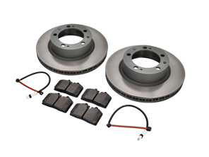 Front Brake pads and brake disc package. Porsche 944S2 3.0L 16V 1989-91 Sebro - 95135104103, 94461236502, 96435193903