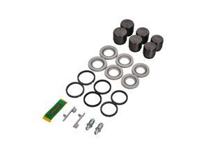 Performance Front Brake Caliper Piston and Seal Kit 30mm, 32mm and 34mm. Porsche 991 S / 4S / 991 turbo - 95135291701, 99635191500, 96535291701 - 673006