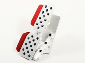 Rennline REV4 3-delige pedaalset rubberen grip. Porsche 981 / 991 / Panamera Handgeschakelde auto's - A16.3P60, A163P60