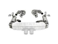 CARGRAPHIC GT Sport排气系统，复古风格，带ID45 GT消音器、加热功能，无阀门，适用于GT3消音器。保时捷964 Carrera 2/4/RS - 96411104504, 96411104605, 96411104502, 96421103905, 96421103932, 96421104004, 997111027A1