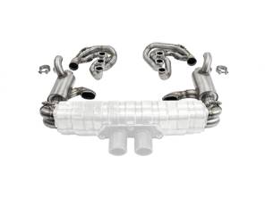 CARGRAPHIC GT Sport uitlaatsysteem, backdate met ID45 GT, verwarming, geen kleppen, voor GT3-uitlaatdemper. Porsche 964 Carrera 2/4/RS - 96411104504, 96411104605, 96411104502, 96421103905, 96421103932, 96421104004, 997111027A1