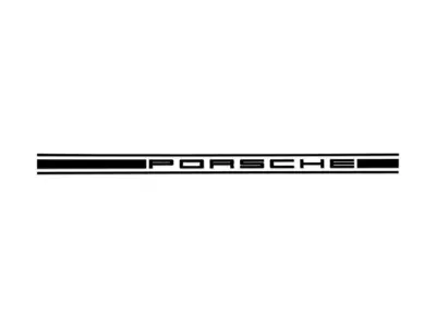 Autocollant latéral 'Porsche'. Porsche 911 1965-73 - 90155931961, 90155931761, 90155931861, 90155932061