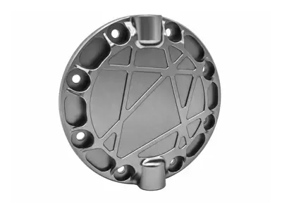 Turbocarterplaat met dubbele ORB 8-aansluitingen. Porsche 911 / 930 Turbo 1975-83 - 93010190200 - AMS9050302