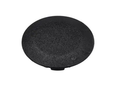 Schwarzer runder Blindstopfen. Porsche 911 / 964 / 993 - 9997033444001C, 99970334440