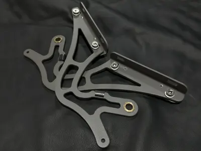 Charnières de couvercle de coffre à fentes avec supports réglables à changement rapide. Porsche 911/912/930 1965-89 - 91151203500, 90151203620GRV, 93051203600GRV - DecklidHingeSlot_Grey, DecklidHingeSlot_Silver, DecklidHingeSlot_Black