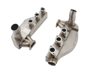 Exhaust heat exchangers, stainless steel. Porsche 911 1984-89 - 93021102901 - 106429