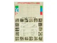 Poster - Lubrication Plan for Porsche 356A - PCG35674100, PCG35610030