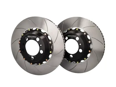 Bremsscheibe / Rotor geschlitzt 2-teilig HINTEN 992 GT3 exkl. PCCB / 718 GT4 RS - 98135240781, 9813524881, 9GT615601B, 9GT615602B - A2-272SL, A2-272SR