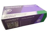 Guantes de nitrilo sin polvo - Caja de 100 - A4806LRG, A4806MED