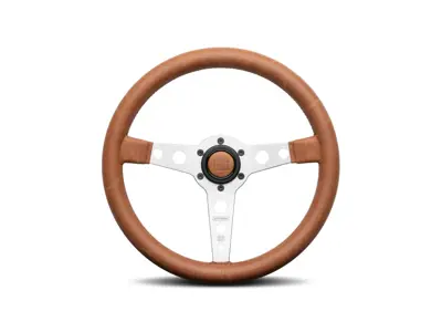 Stuurwiel Prototipo Heritage Tobacco, 350 mm - Bruin leer - MOMO