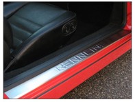 Side sill trims Stainless Steel with RENNLINE logo. Porsche 911/912/930 / 964/993 - SP05