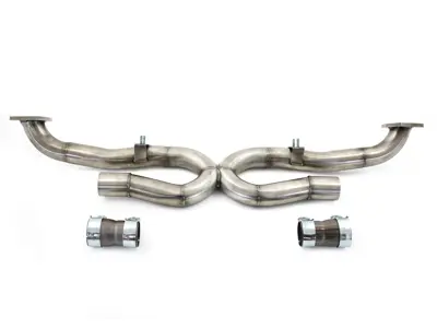 Pot d'échappement by-pass X-Pipe DesignTek pour Porsche 991 C2S / C4S - 3606009104, 99111133105, 99111133107, 99111133504, 99111133505, 99111133506, 99111133507, 99111133701, 99111133702, 99111133703