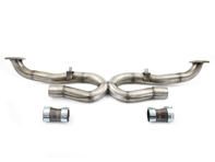 Pot d'échappement by-pass X-Pipe DesignTek pour Porsche 991 C2S / C4S - 3606009104, 99111133105, 99111133107, 99111133504, 99111133505, 99111133506, 99111133507, 99111133701, 99111133702, 99111133703