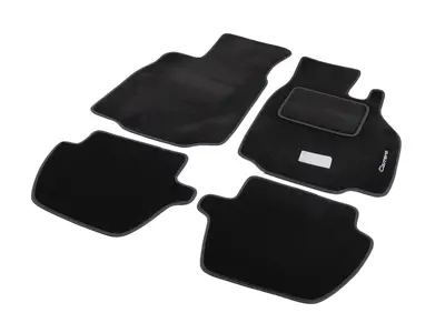 Tapis de sol - Ensemble de quatre pour modèles à conduite à droite. Porsche 996 - 00004480085A10, 00004480085, 00004480081A10