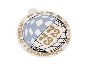 World Champion 1972 / 1973 Window Sticker - 91170110324