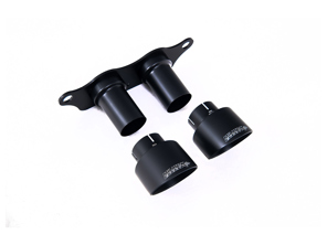 Terminali di scarico Milltek GT-100 Cerakote neri. Porsche 991.2 GT3 / GT3 RS 2018-20 - 99111125390, 99111125393, 99111125391, 99111125392, 99111125395, 99111125380, 99111125791, 9GT251697F - SSXPO132