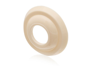 Rosetta per maniglia porta e manovella finestra, Bianco. Porsche 356 - 64455289101300