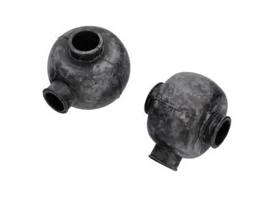 Rubber boots for use with spherical end links